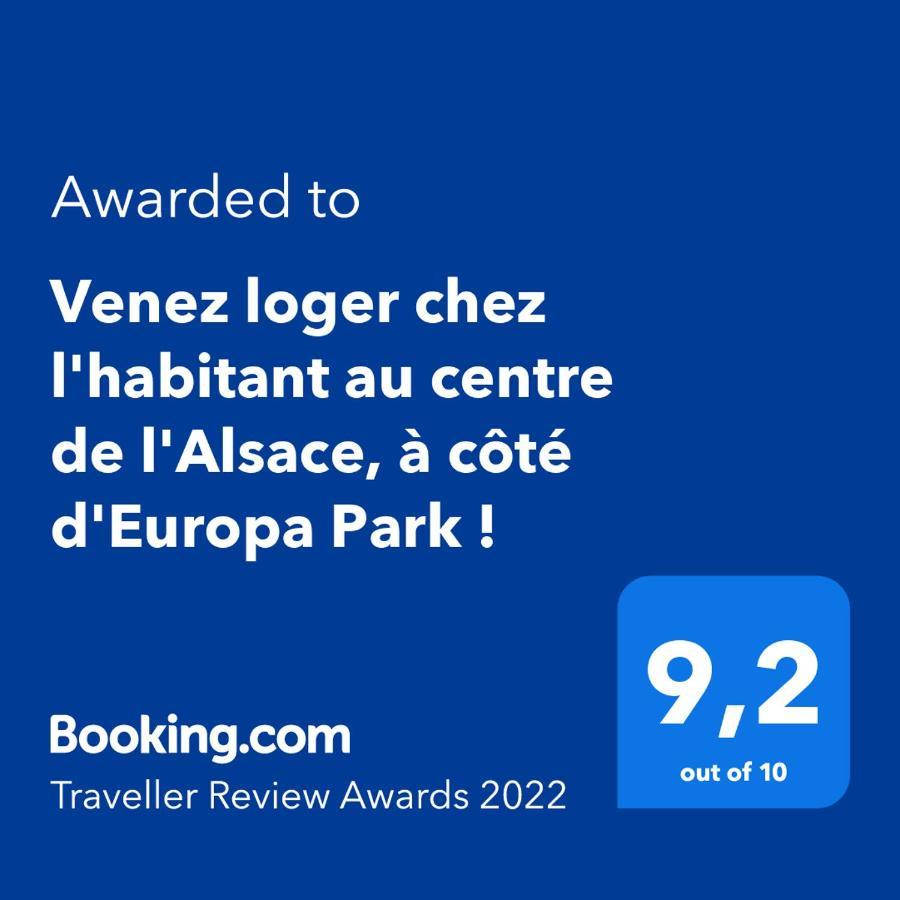 Venez Loger Chez L'Habitant Au Centre De L'Alsace, A Cote D'Europa Park ! Hotel Marckolsheim Kültér fotó